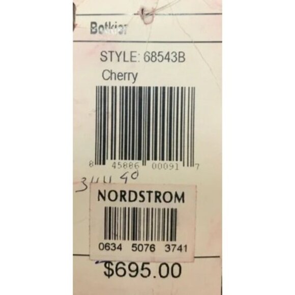 Botkier Bianca Red Italian Distressed Leather Satchel Weekender Duffle - Picture 10 of 14